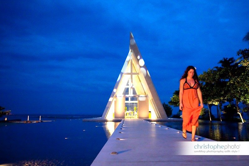 13-wedding-photographer-bali Wedding chapel at night in Bali Indonesia