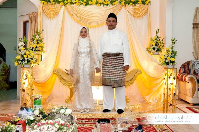 Muslim wedding reception Ipoh Malaysia